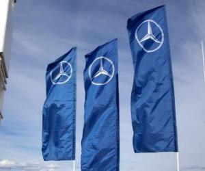 пазл Флаг Mercedes GP
